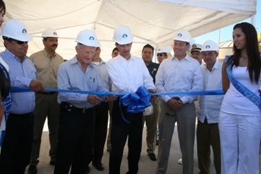 Inaugural ceremony of the commencement of operations at fluids terminal of Cortez Transfert Company